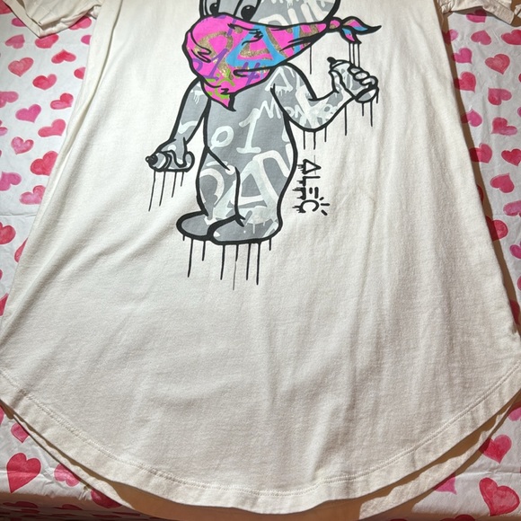 Fovever 21 Alec Monopoly Saturday Morning Tv Casper Graffiti T Shirt - Picture 3 of 4